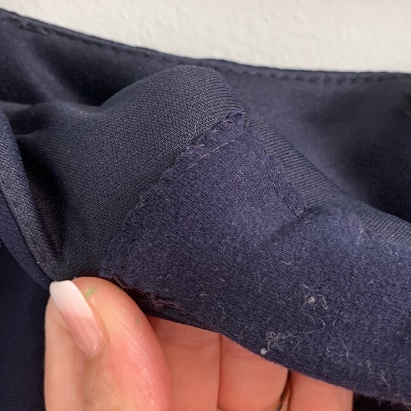 Xscape Formal Navy Blue and Rose Gold Dress Size 14W - Picture 11 of 11